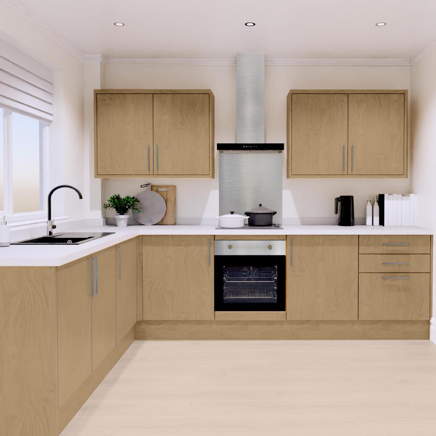 Greenwich Standard Natural Oak EKES L Shape