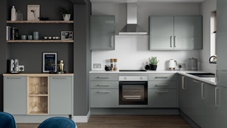 Greenwich Gloss Slate Grey Main Set Shot