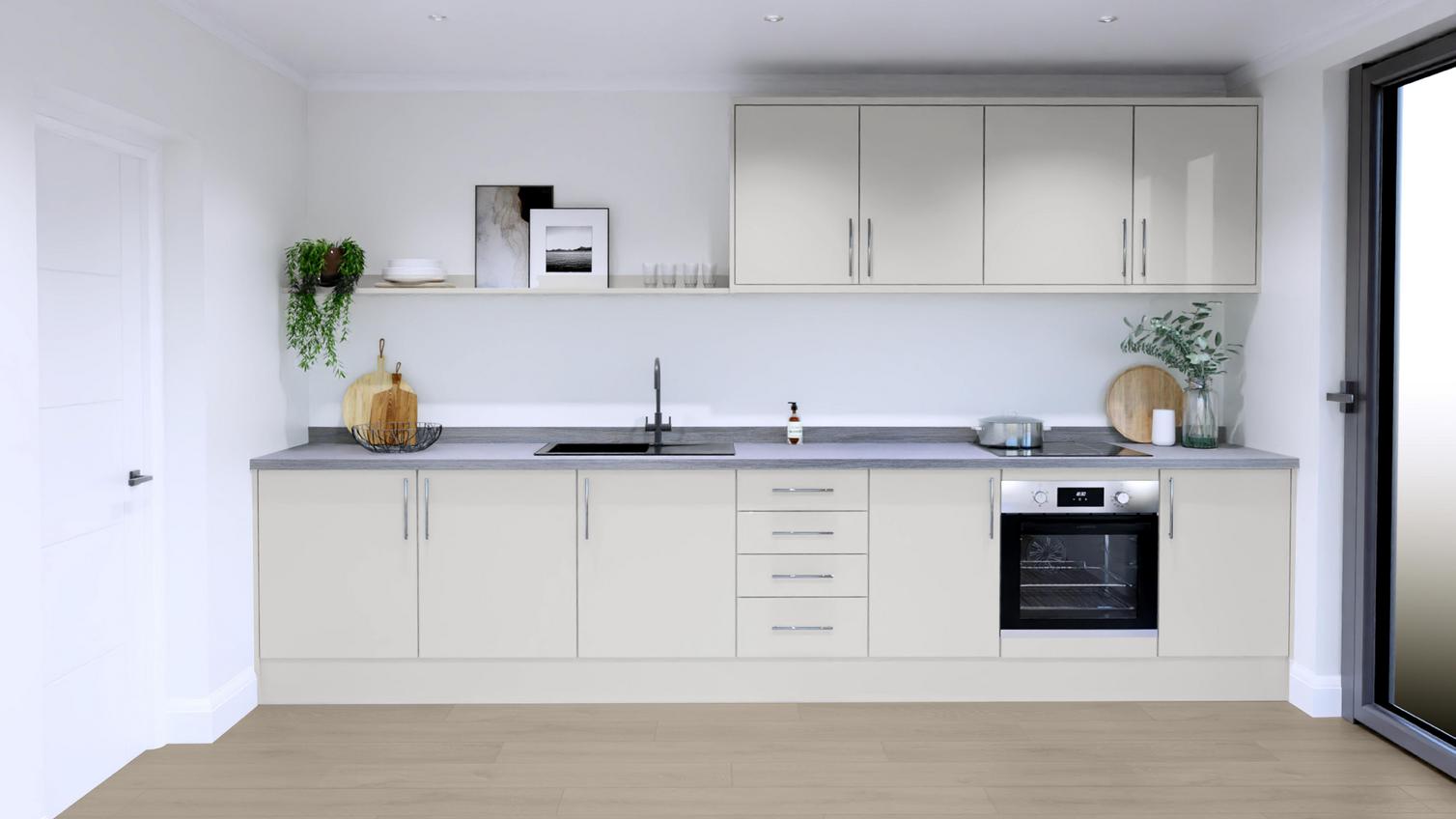 Greenwich Gloss Sandstone EKES Single Wall Main Set Shot