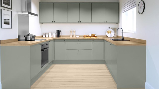 Greenwich Standard Reed Green EKES U Shape