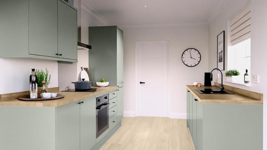 Greenwich Standard Reed Green EKES Galley