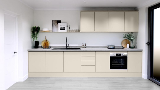 Greenwich Sandstone Handleless EKES Single Wall