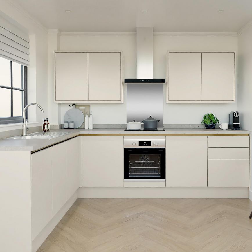 Greenwich Handleless Porcelain EKES LShaped