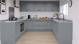 Chelford Dusk Blue EKES UShape