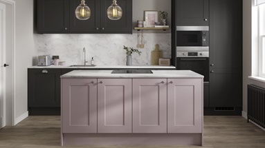 Chilcomb Paintable in dusky blue and charcoal