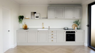 Chelford Dove Grey EKES Single Wall Main Set Shot