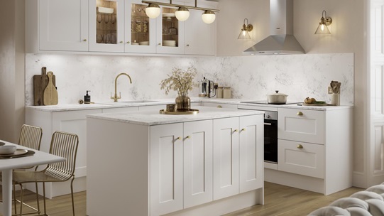 Chelford White Main Kitchen Set Shot 