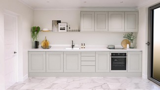 Chelford Dove Grey Handless EKES Single Wall Main Set Shot