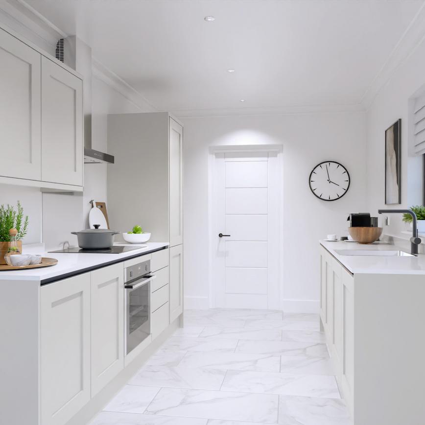 Chelford White Handless EKES Galley