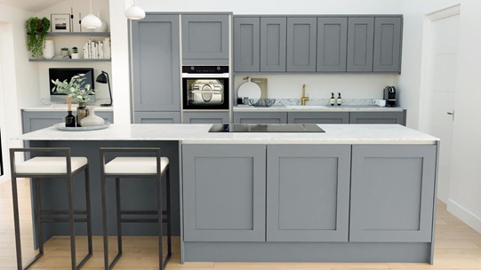 Chelford Dusk Blue Linear EKES Island