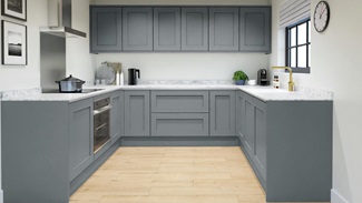 Chelford Dusk Blue Linear EKES U Shape