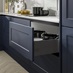Chelford Navy Handleless drawer