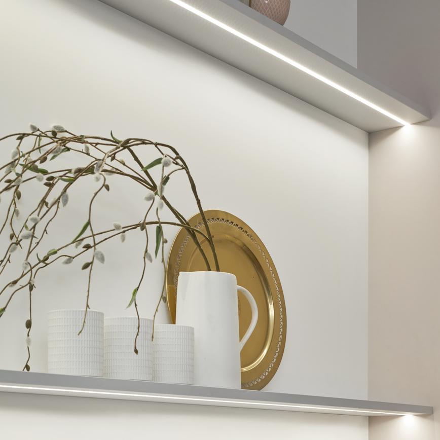 Hockley Super Matt Dove Grey Bespoke Shelving