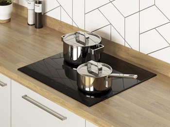 Hockley Mirror Gloss Dove Grey - Hob cameo