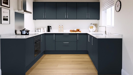 Hockley Super Matt Marine Blue EKES U-Shape