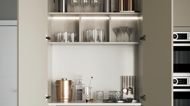 Hockley Super Matt Sandstone Bar Larder