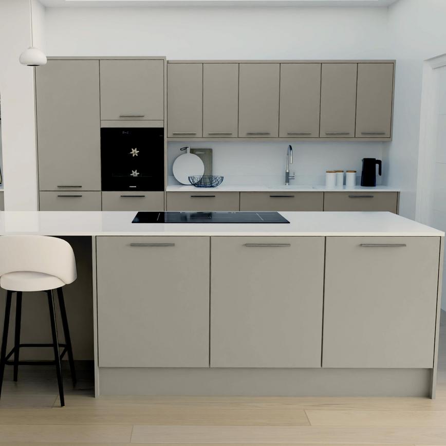 Hockley Super Matt Sandstone EKES Island  Main Set Shot