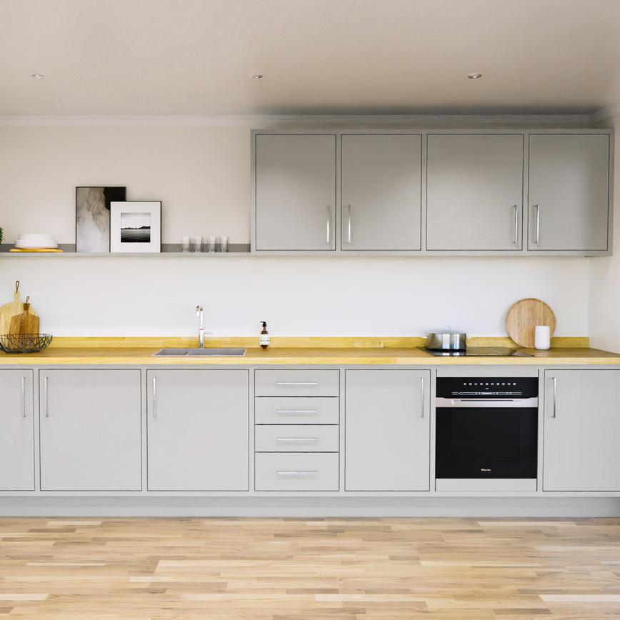 Hockley Super Matt Dove Grey In-Frame EKES Single Wall