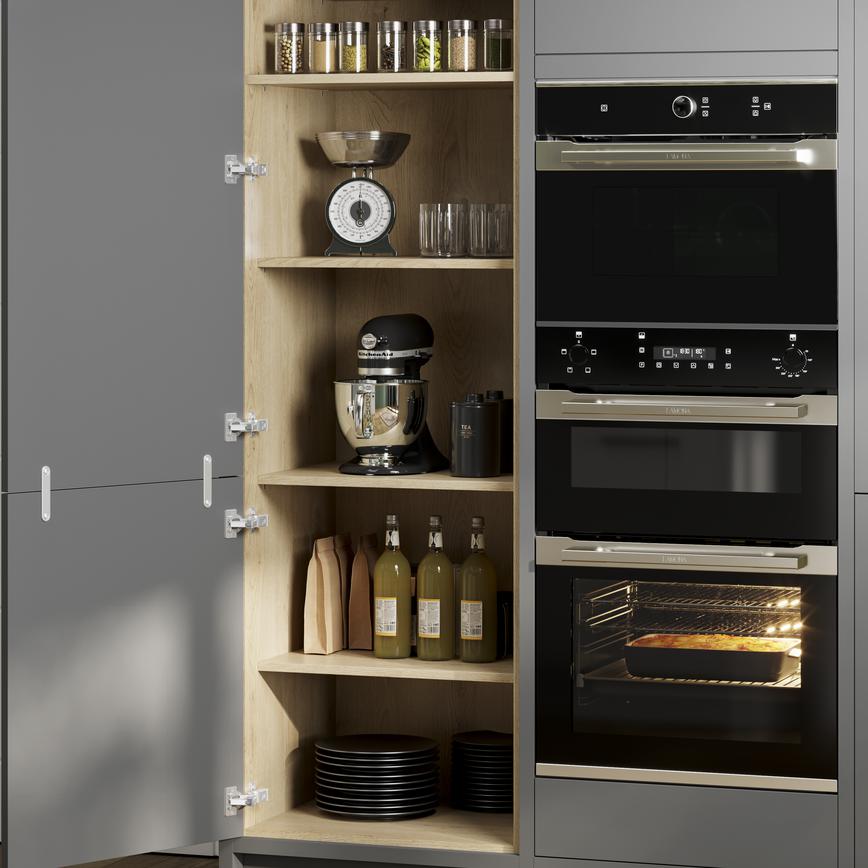 Hockley Super Matt Dove and Slate Grey Larder Cameo