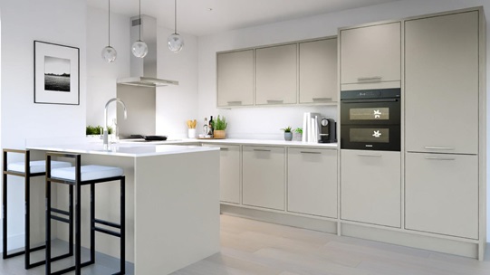 Hockley Super Matt Sandstone In-Frame EKES Peninsula