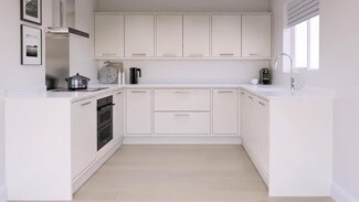 Hockley Super Matt White In-Frame EKES U-Shape