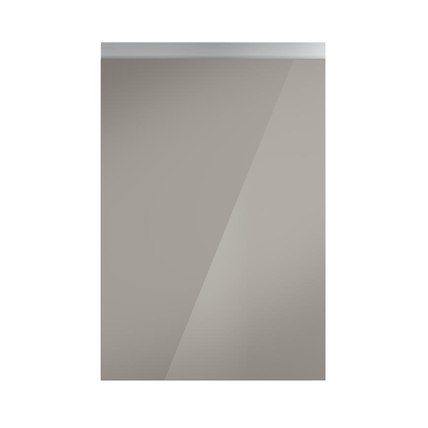 Hockley Gloss Sand Grey Handleless Frontal