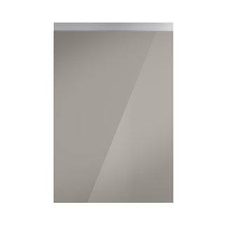 Hockley Gloss Sand Grey Handleless Frontal