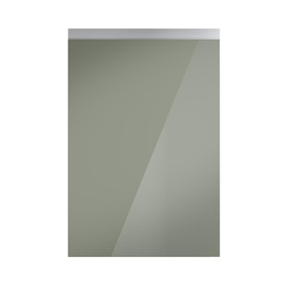 Hockley Gloss Reed Green Handleless Frontal