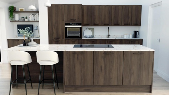 Hockley Textures Dark Oak EKES Island