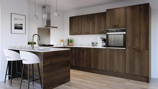 Hockley Textures Dark Oak EKES Peninsula