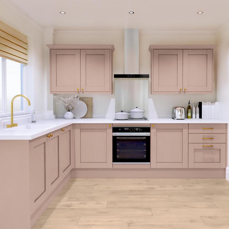 Halesworth Antique Rose EKES L Shaped