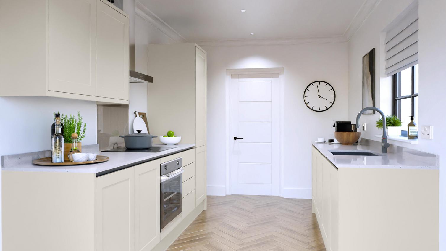 Frome Porcelain Handleless EKES Galley