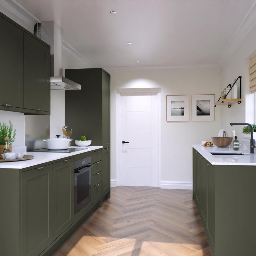 Frome Ash Green In Frame EKES Galley