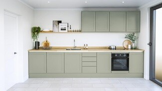 Frome Reed Green Handleless EKES SingleWall