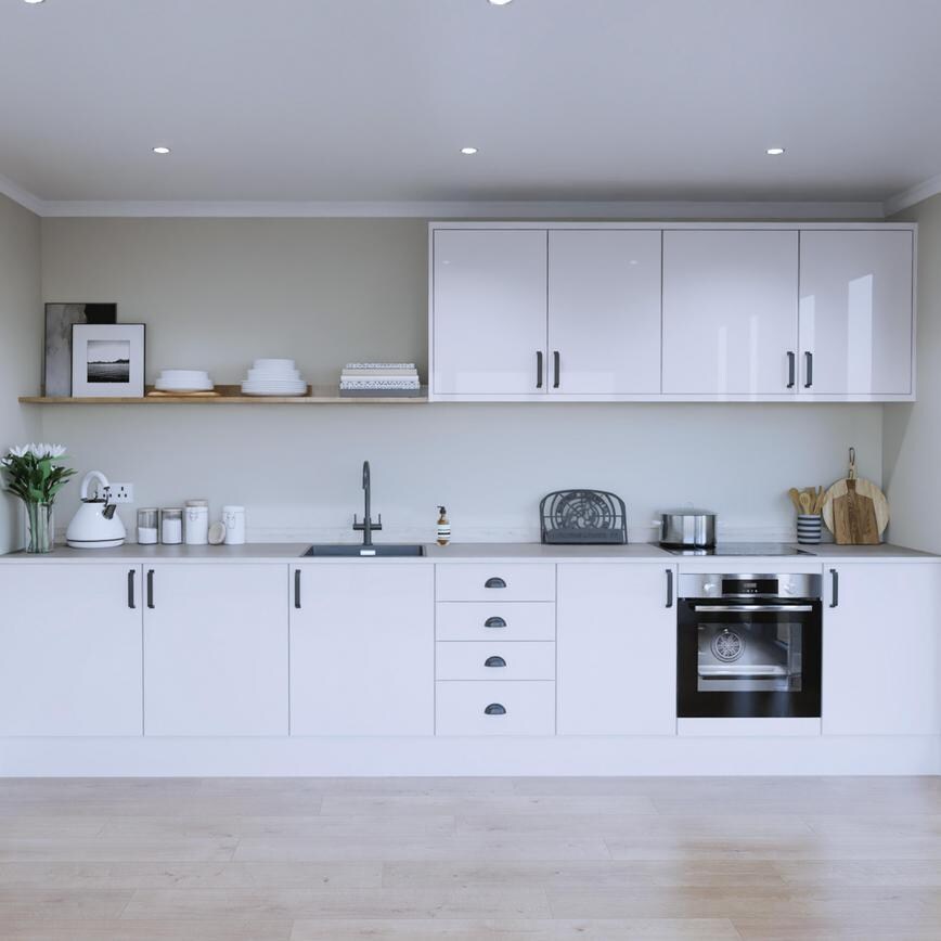 Winterton White Gloss EKES Single Wall