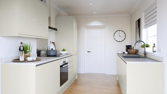 Winterton Porcelain Gloss Handleless EKES Galley