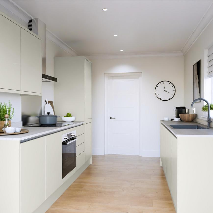 Winterton Porcelain Gloss Handleless EKES Galley