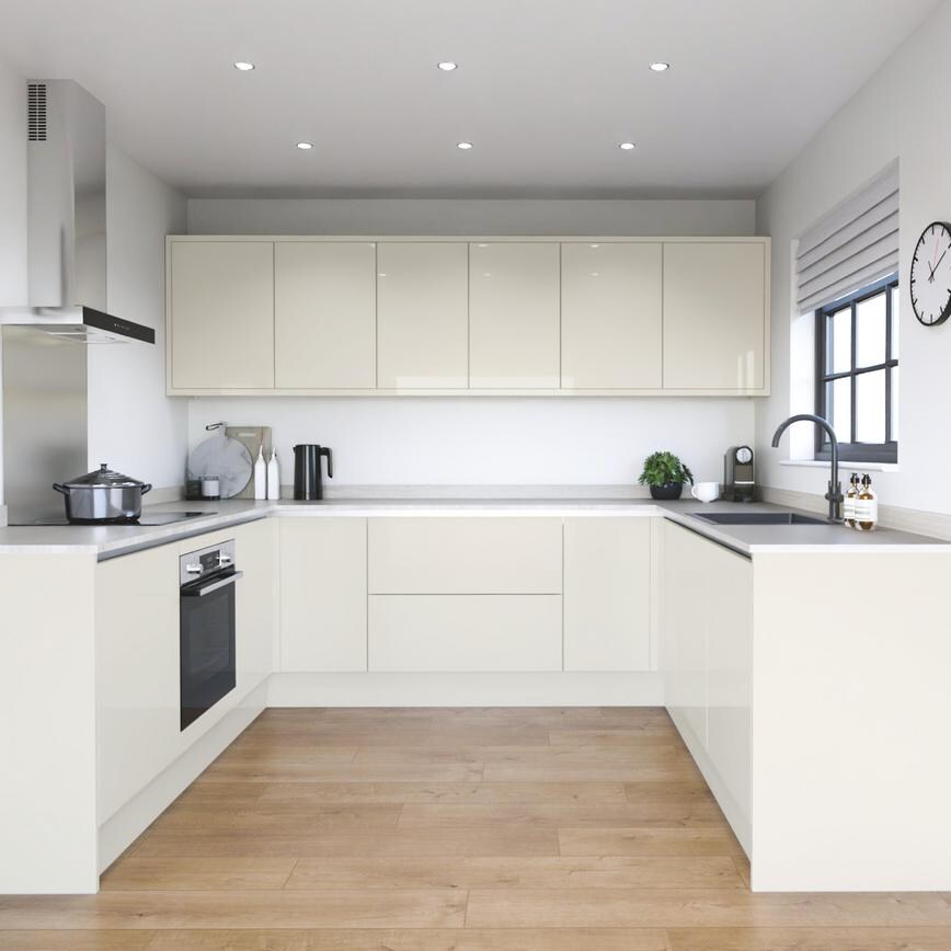 Winterton Porcelain Gloss Handleless EKES U Shaped