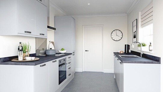 Winterton Dove Grey Gloss EKES Galley