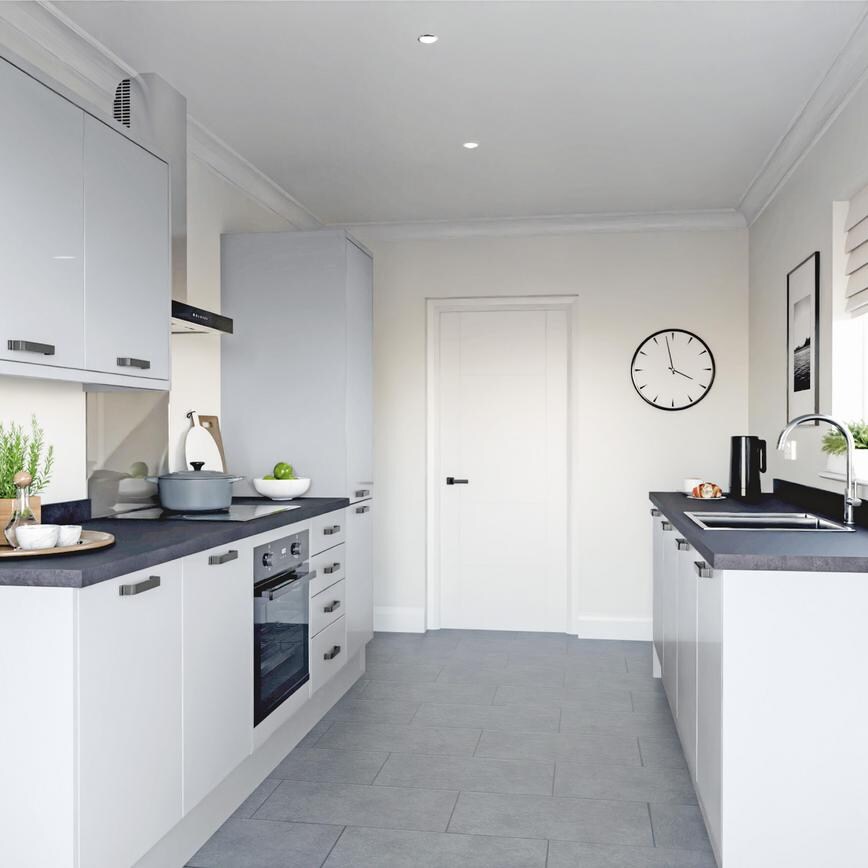 Winterton Dove Grey Gloss EKES Galley