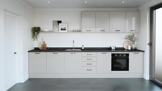 Winterton Dove Grey Gloss EKES Single Wall