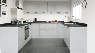 Winterton Dove Grey Gloss EKES U Shaped