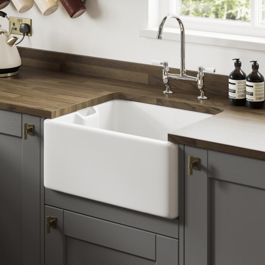 Fairford Slate Grey Belfast Sink