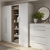 Greenwich Dove Grey Bedroom Warderobe And Chest Of Drawers