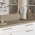 Hockley Gloss Bedroom White Worktop