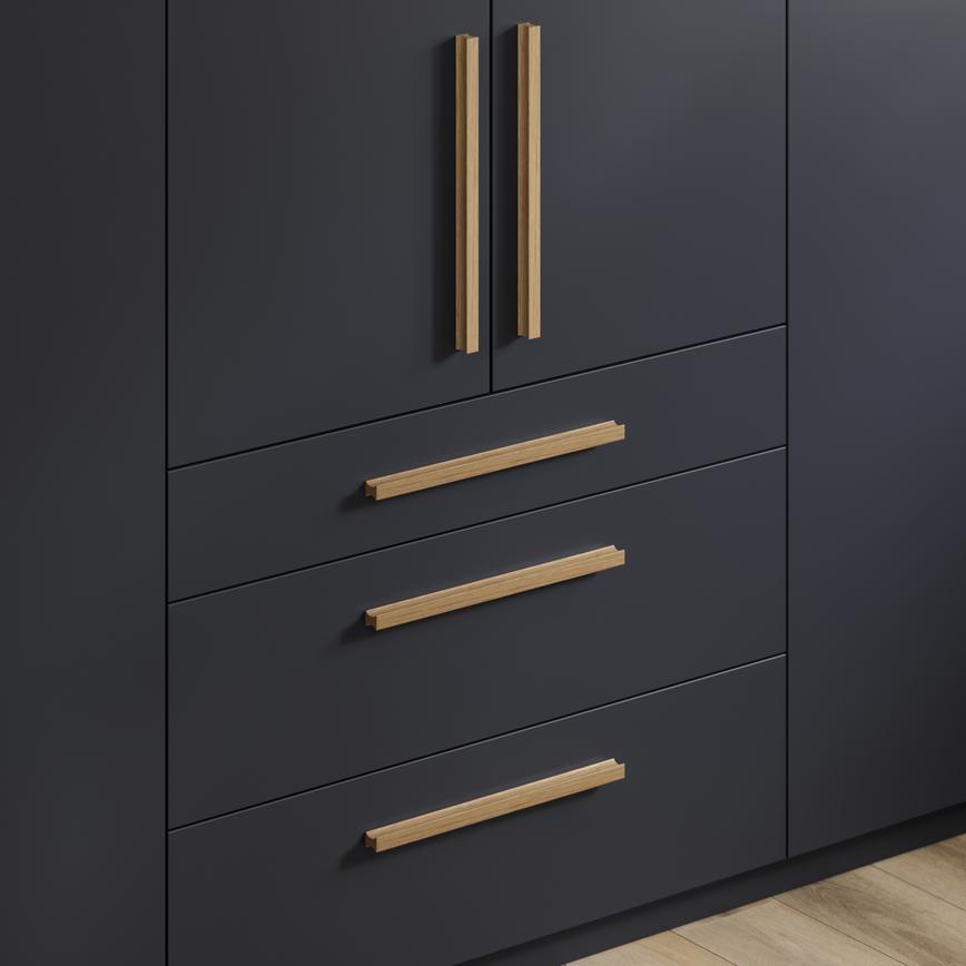 Hockley Super Matt Navy Bedroom Warderobe Handles