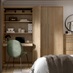 Greenwich Natural Oak Bedroom Hidden Office Space
