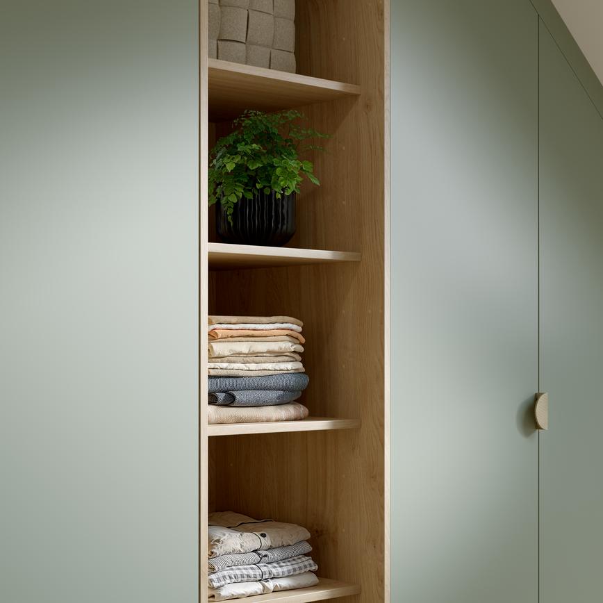 Hockley Super Matt Reed Green Shallow Shelf