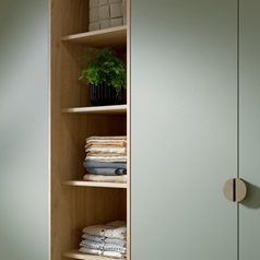 Hockley Super Matt Reed Green Shallow Shelf