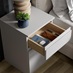 Clerkenwel Dove Grey Bed Side Drawer Open